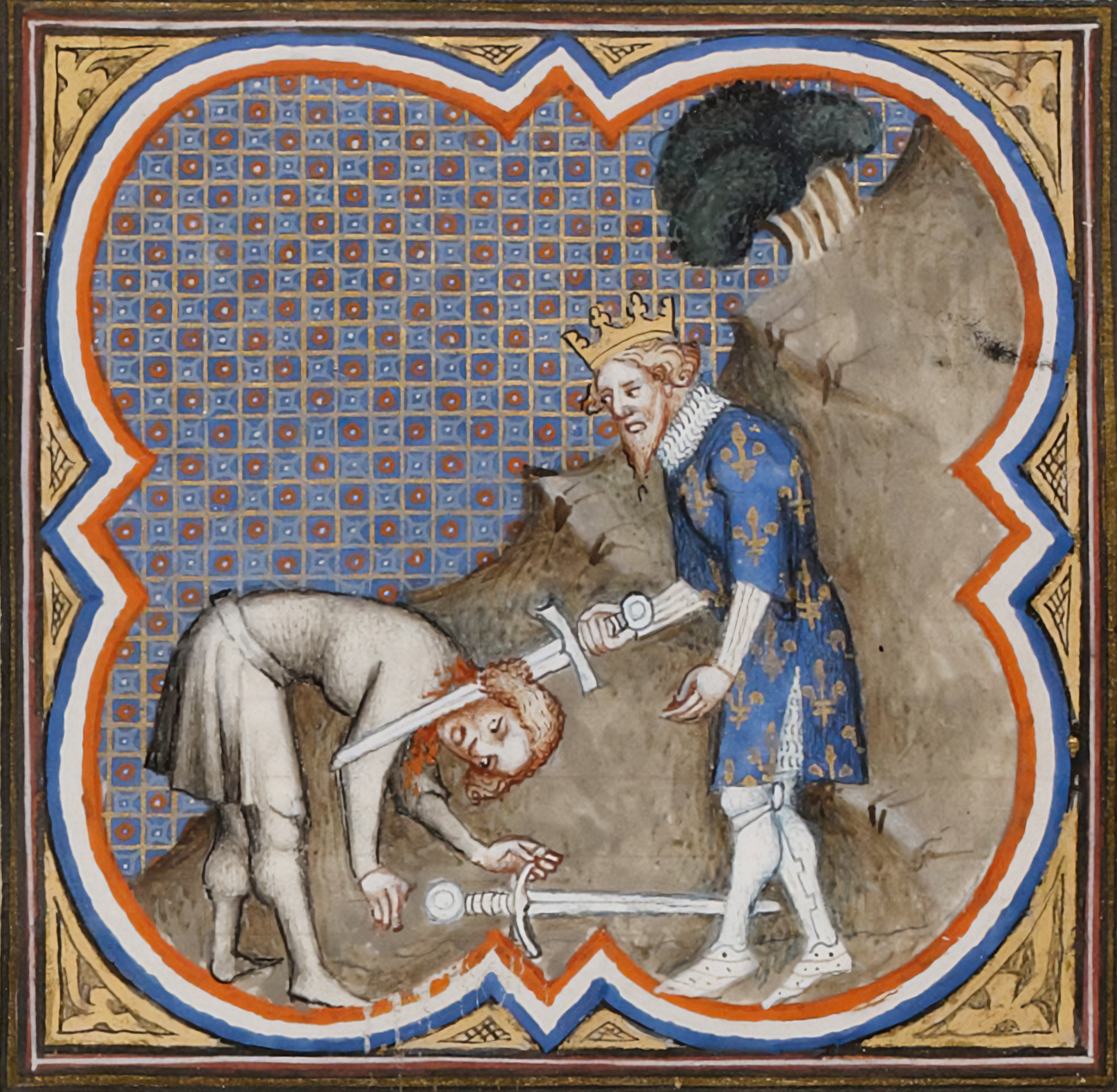 Grandes Chroniques de France de Charles V. Paris, 14e siècle. Bibliothèque nationale de France.