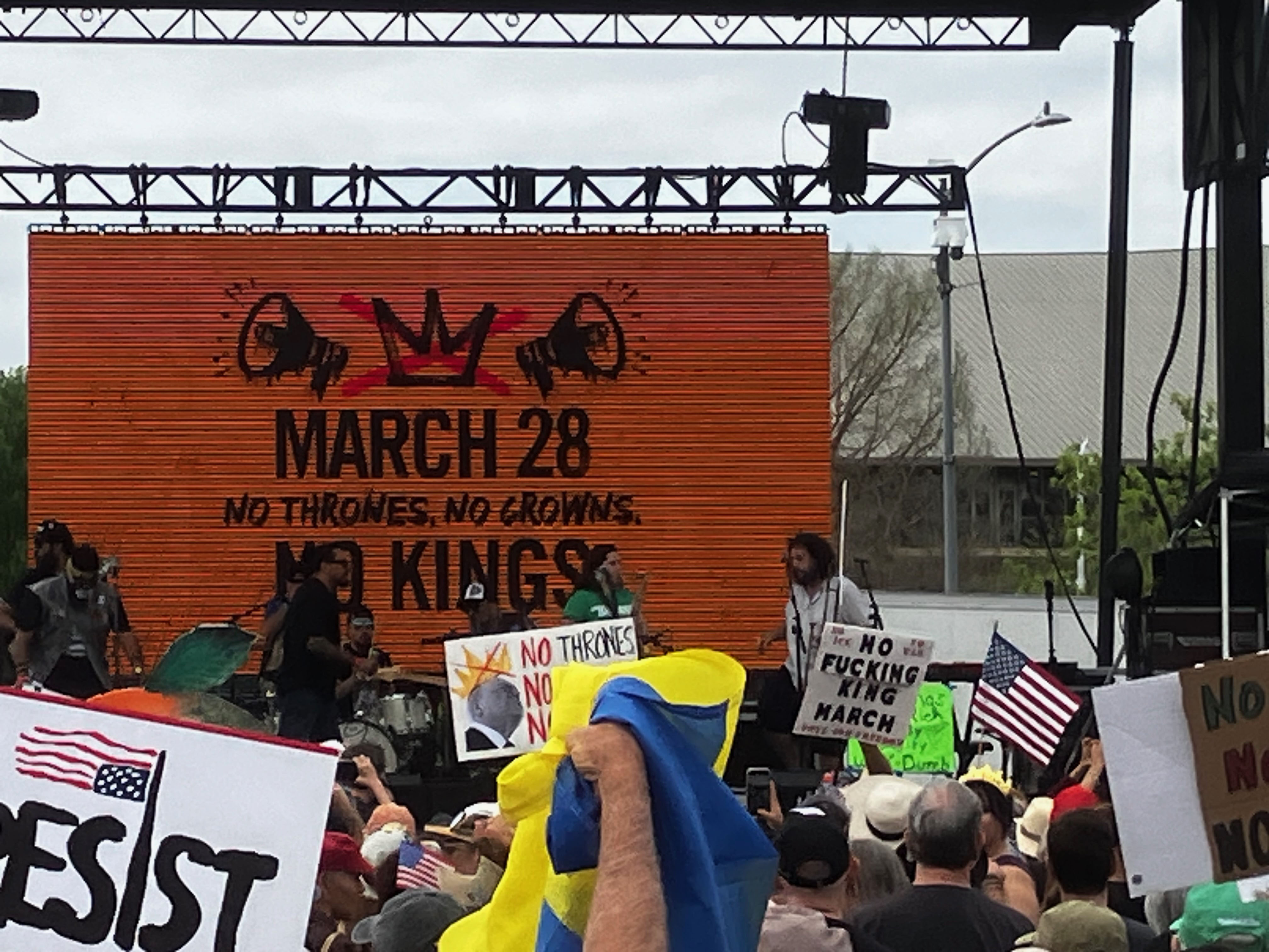 Rassemblement à Austin, Texas.