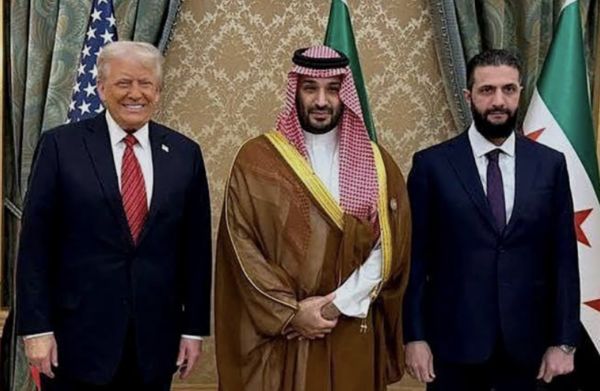 Trump, Mohammad bin Salman et Ahmed al-Chareh