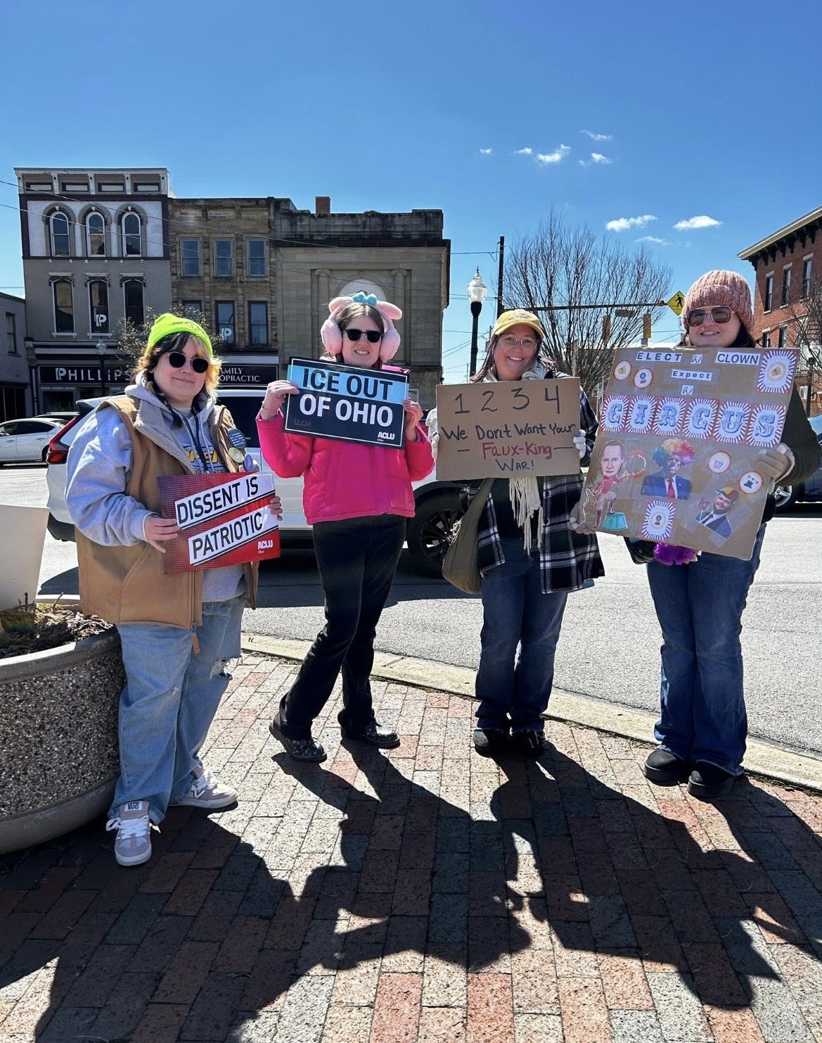 26 mars : en route vers les manifestations.