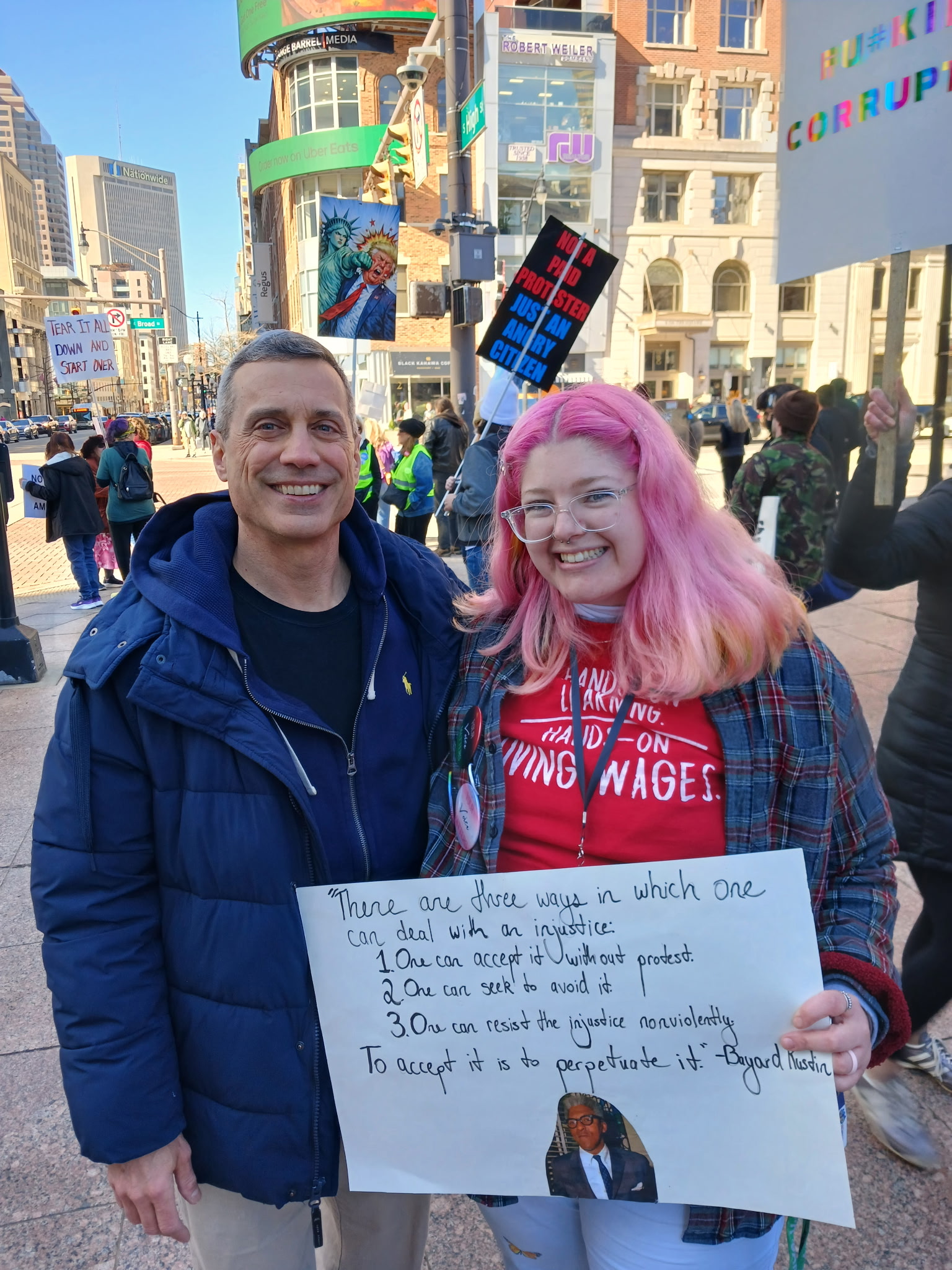 Columbus : retrouver un·e ami·e.