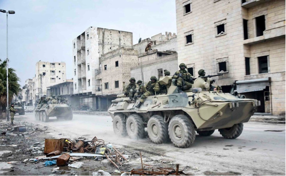 Militaires russes en Syrie. Photo : TASS