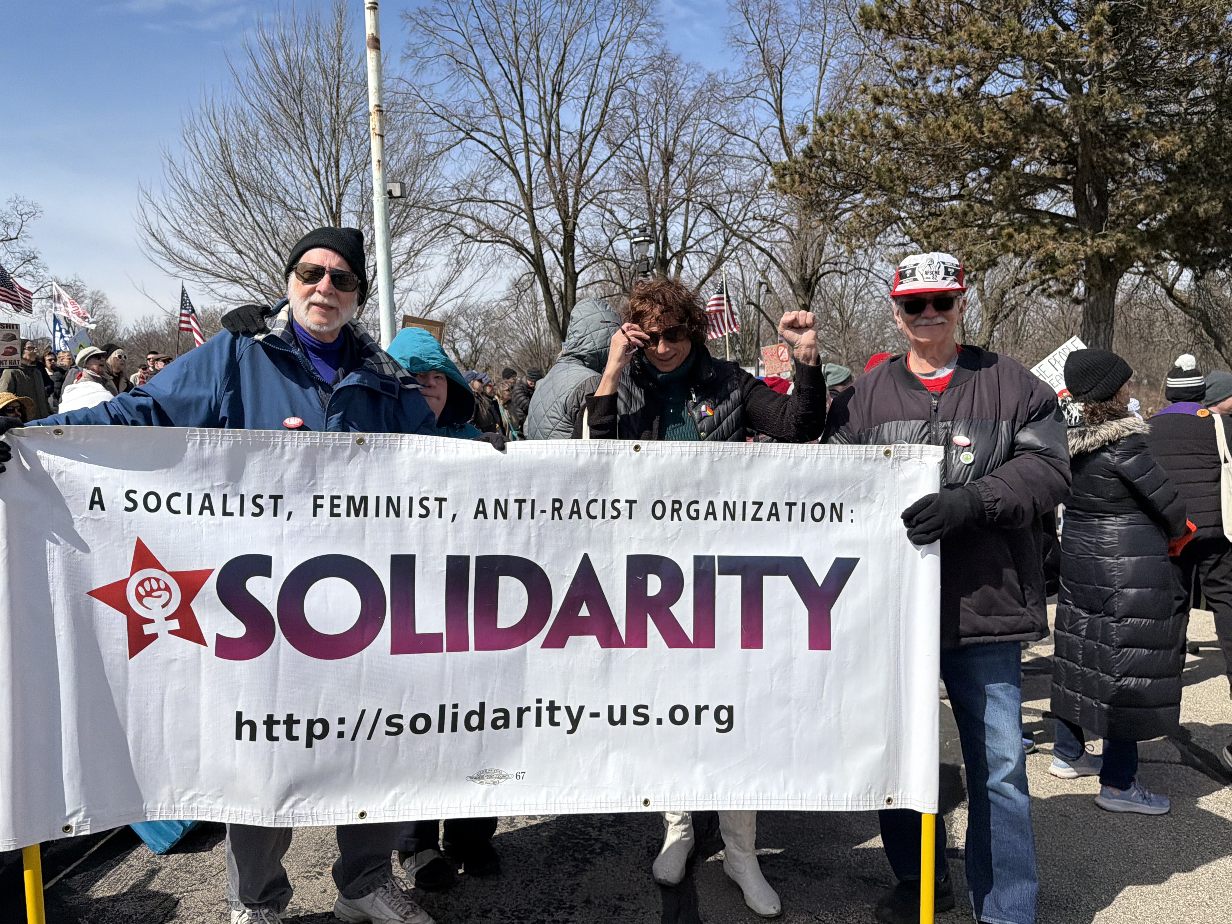 Milwaukee : avant la marche.