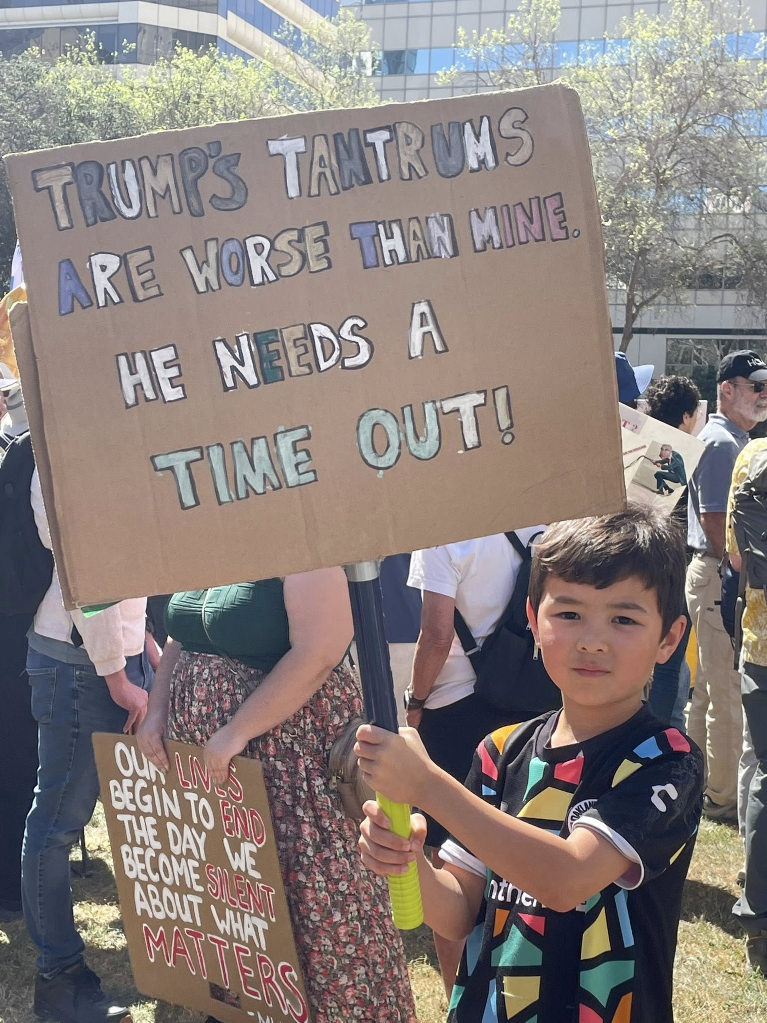 Oakland : la réaction d’un enfant.