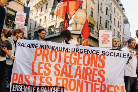 Cortège du 1er Mai 2026, Lausanne.